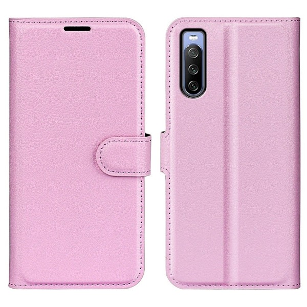 Classic Sony Xperia 10 IV flip kuoret - Pinkki Pink