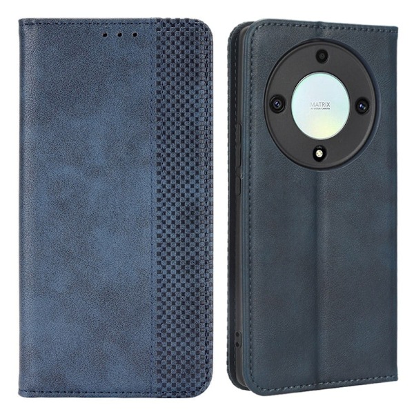 Bofink Vintage Honor Magic5 Lite / X9a / X40 Læder Etui - Blå Blue