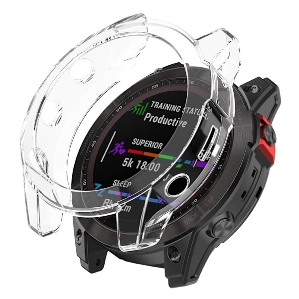Garmin Fenix 7 / 7 Solar / 7 Sapphire Solar transparent skydd - Transparent Transparent
