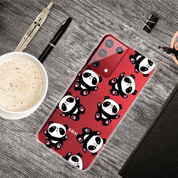 Deco Samsung Galaxy S21 Ultra etui - glad panda Black