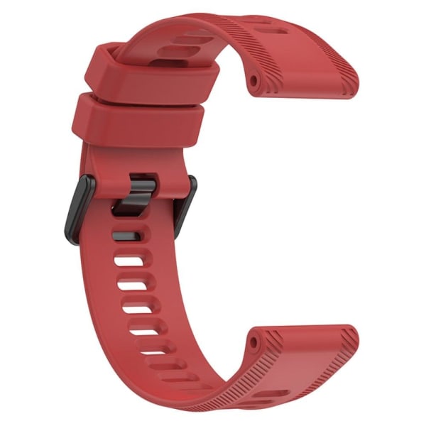 Garmin Forerunner 955 twill style watch strap - Red Red