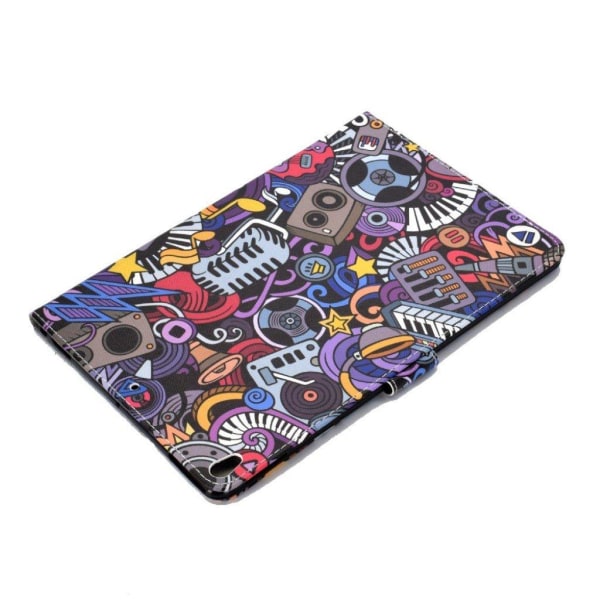 iPad Pro 10.5 (2019) Stilfuldt mønster læder etui - Tegneserie m Multicolor