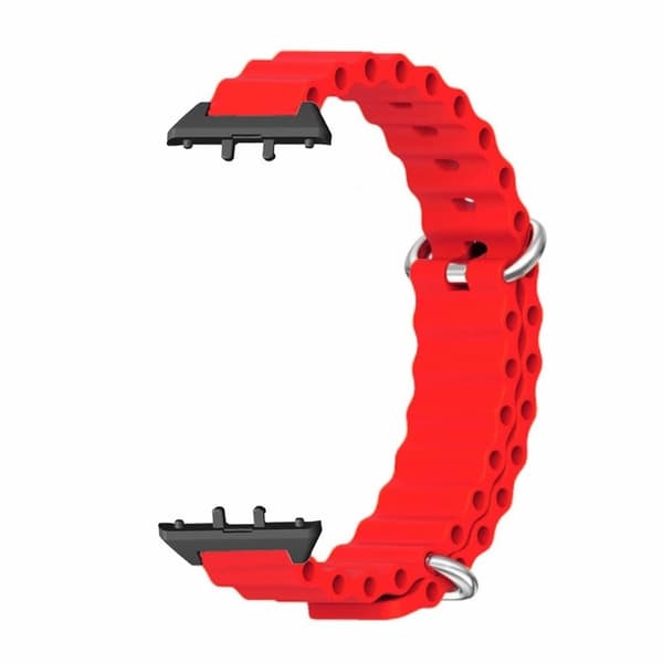 Samsung Galaxy Fit3 udskiftningsrem Dråberesistent silikone urrem - Rød Red