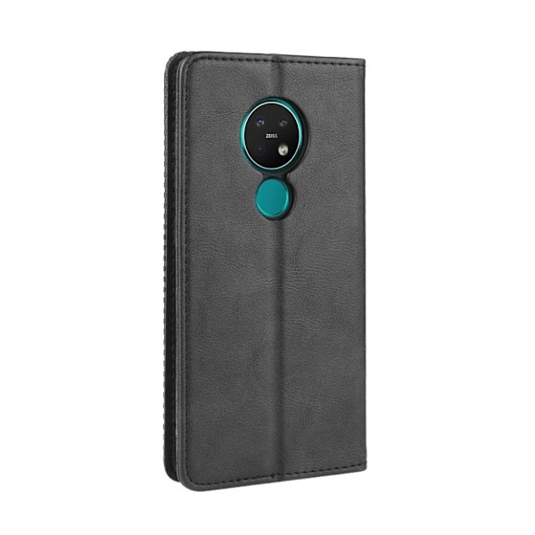 Bofink Vintage läder Nokia 6.2 / Nokia 7.2 fodral - Svart Svart