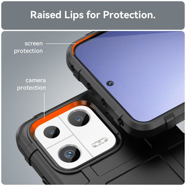 Rugged Shield Etui Xiaomi 13 - Sort Black