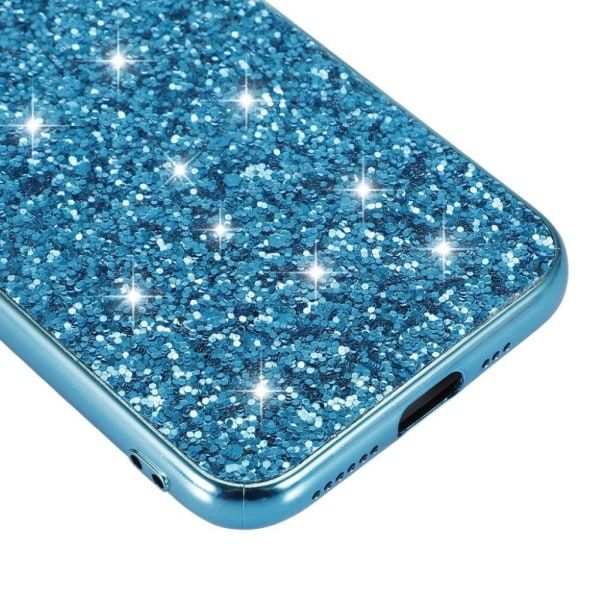 Glitter iPhone 11 Pro Max cover - Blå Blue