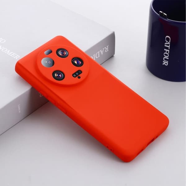 Matte Liquid silikone cover til Xiaomi 13 Ultra - Rød Red
