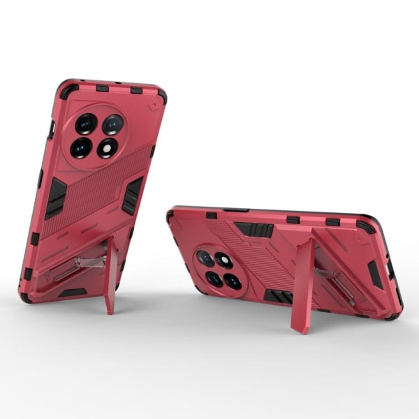 Stødsikker Hybrid Cover med A Moderne Touch til OnePlus 11 - Ros Pink