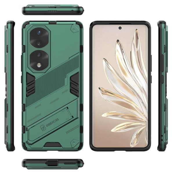 Støtsikkert hybriddeksel for Honor 70 Pro - Grønn Green