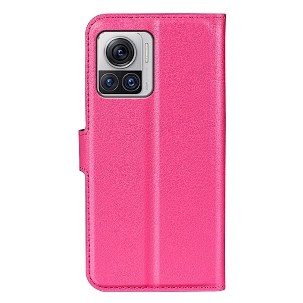 Klassisk Motorola Edge 30 Ultra / X30 Pro Flip Etui - Rose Pink