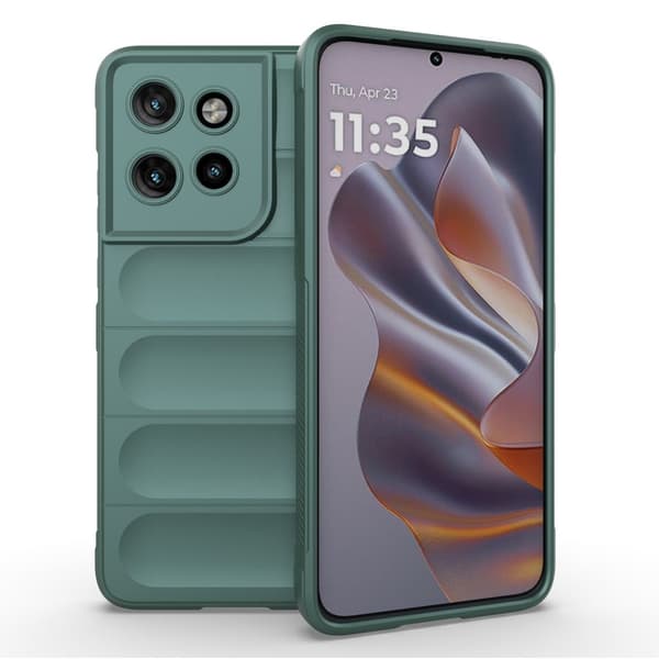 Blødt grebsformet Motorola Edge 50 Neo cover - Grøn Green