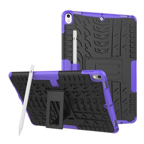 iPad Pro 10.5 Hybridcover med dæk-motiv - Lilla Purple
