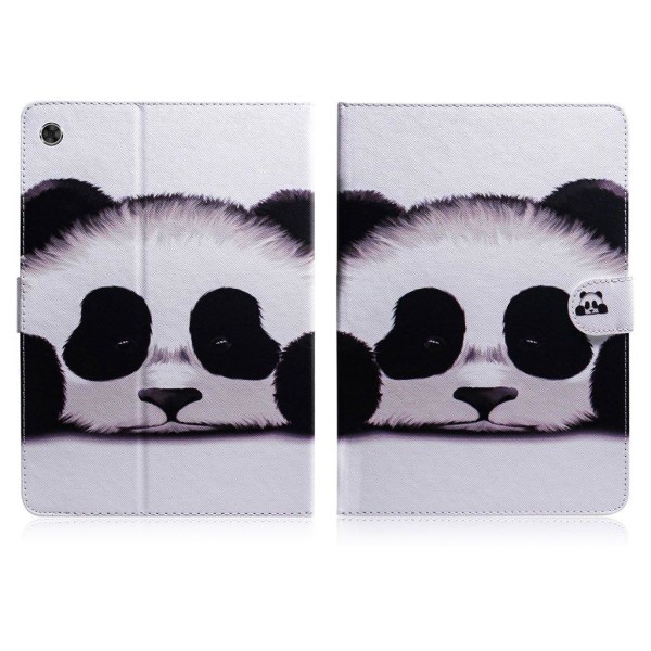 Lenovo Tab M10 FHD Plus patterned leather case  - Panda White