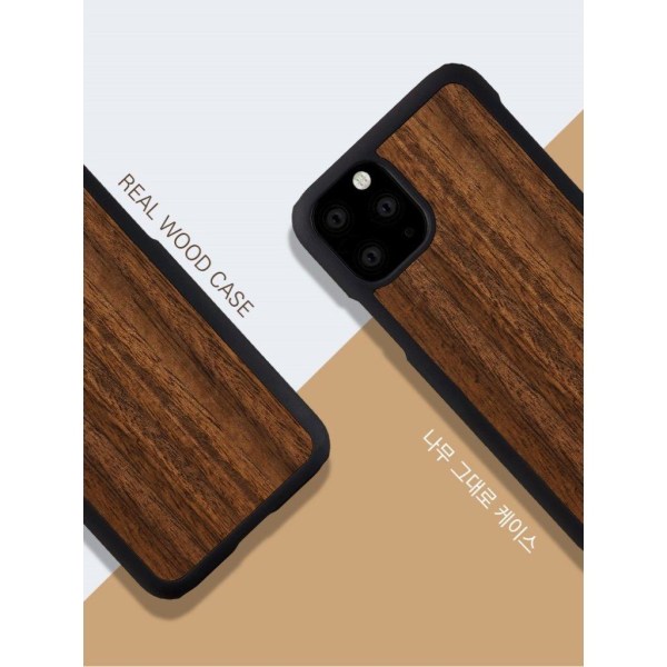 Man&Wood premium etui til iPhone 11 Pro - Koala Brown