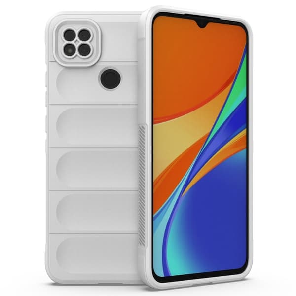 Deksel med mykt grep for Xiaomi Redmi 9C - Hvit White