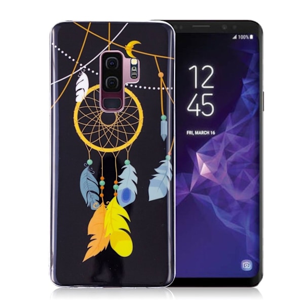 Samsung Galaxy S9 Plus mønstret IMD blød TPU etui - Drømmefanger Multicolor