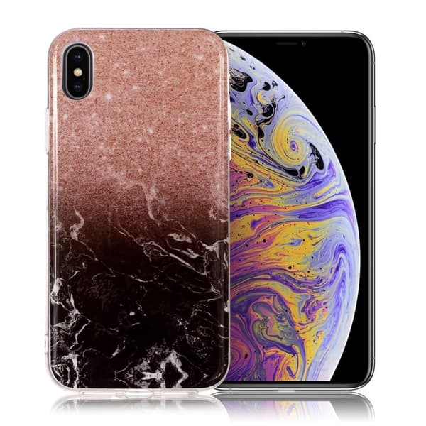 Glitter iPhone Xs Max skal - Flerfärgad multifärg