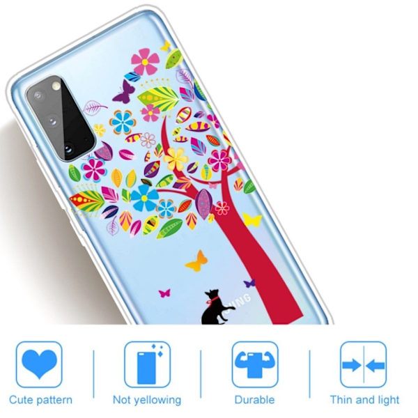 Deco Samsung Galaxy A41 skal - Färgglatt Träd multifärg