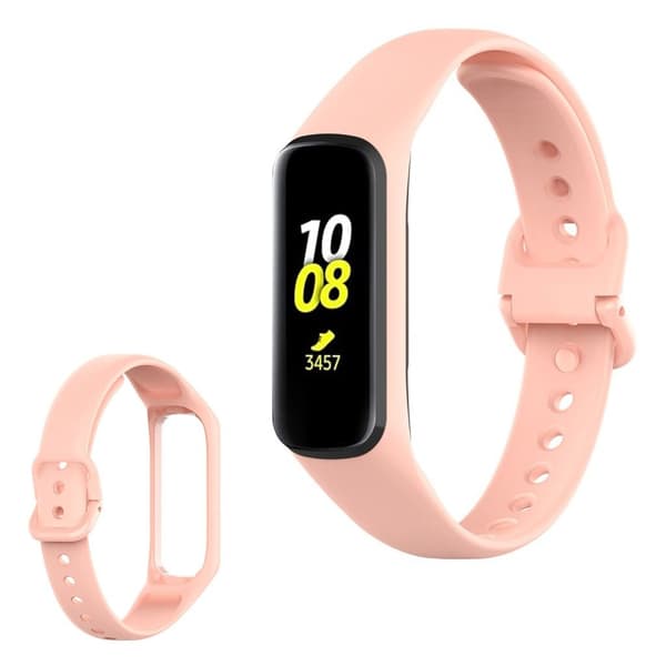 Samsung Galaxy Fit 2 simple silicone watch band - Khaki Beige