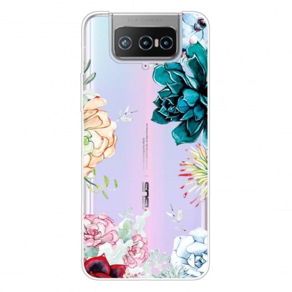 Deco Asus Zenfone 7 Pro kotelot - Elävä Kukka Multicolor