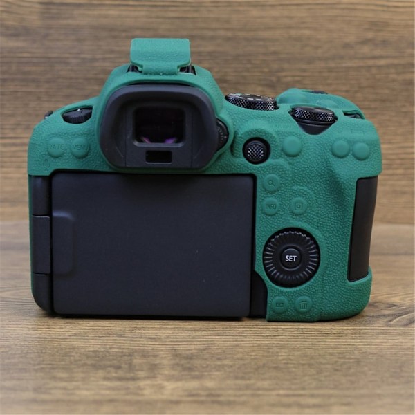 Canon EOS R6 Mark II silikonöverdrag - Militärgrön Grön