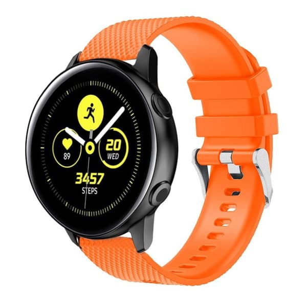 Samsung Galaxy Watch Active silivone kellonauha - Oranssi Orange