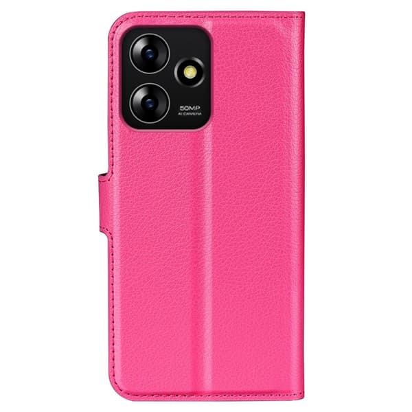 Classic ZTE Blade A73 flip etui - Rose Pink