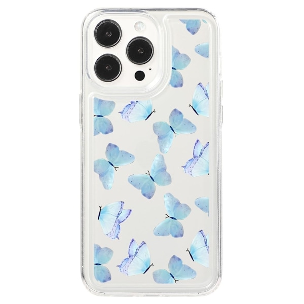 Supertunt och hållbart iPhone 15 Pro Max skal - Stil D Blå