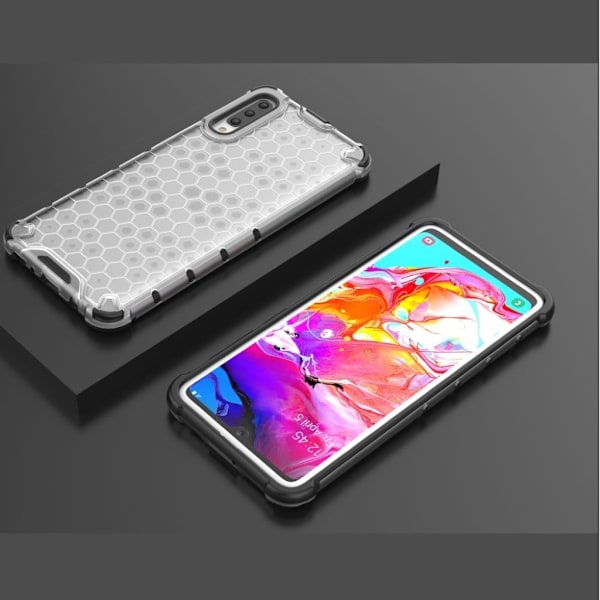 Bofink Honeycomb Samsung Galaxy A70 cover - Hvid White