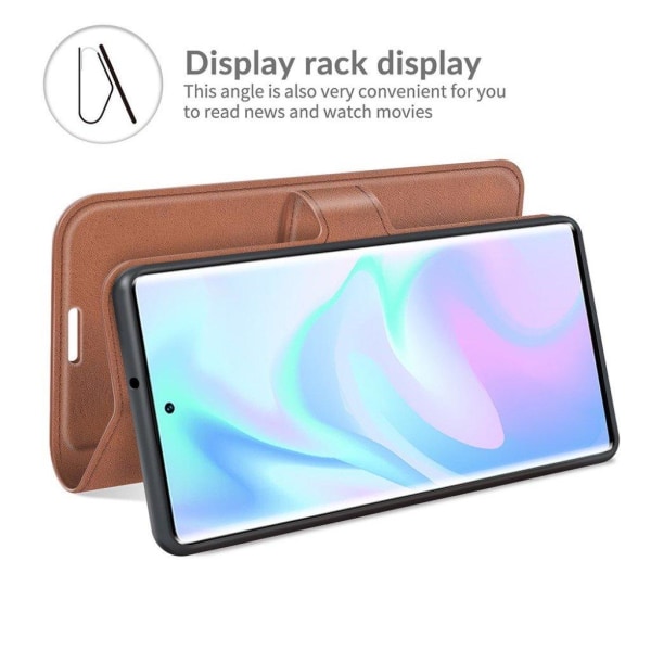 Wallet-style Læder Etui til Zte Axon 30 Ultra 5g - Brun Brown