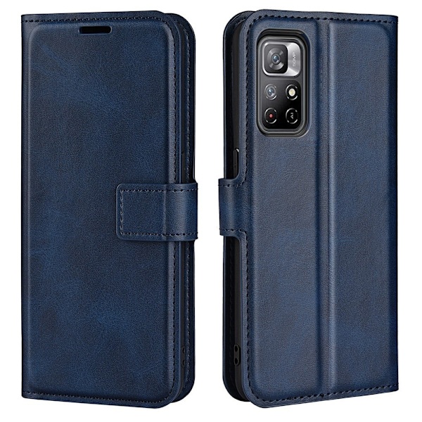 Lompakko Nahkakotelo For Xiaomi Redmi Note 11T 5G / Note 11s 5g - Sininen Blue