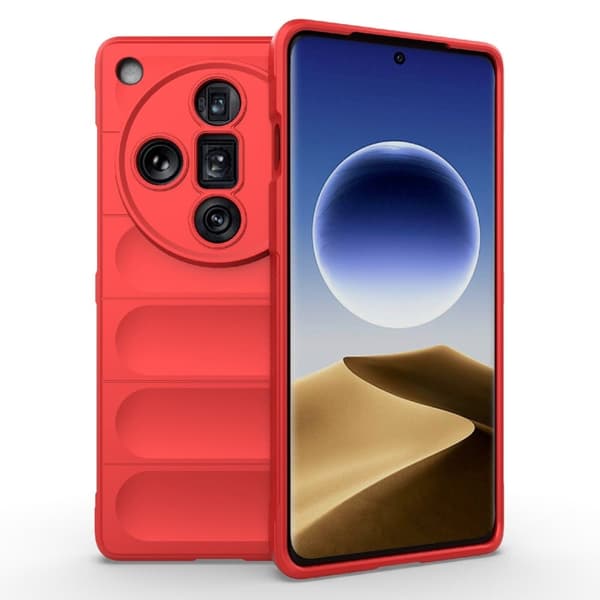 Blødt grebsformet Oppo Find X7 Ultra cover - Rød Red