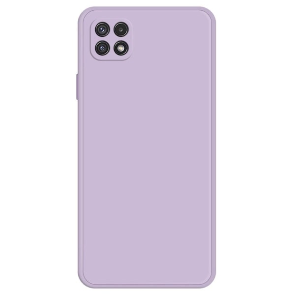 Skråt gummicover mod fald til Samsung Galaxy A22 5G - Lilla Purple