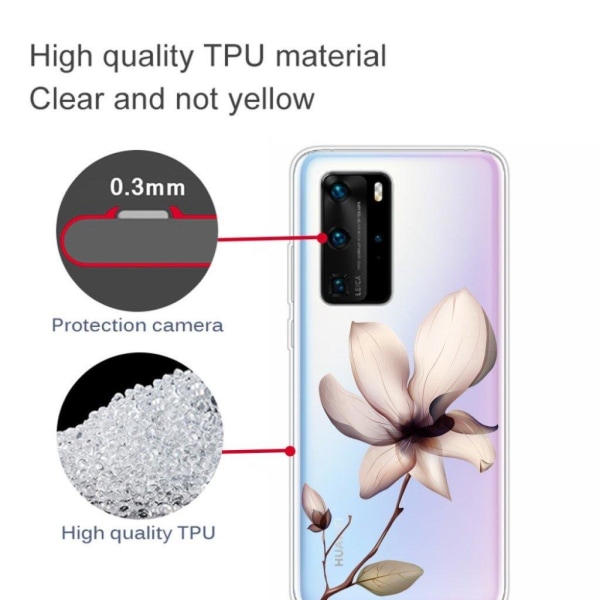 Deco Huawei P40 Pro skal - Levande Blomma multifärg