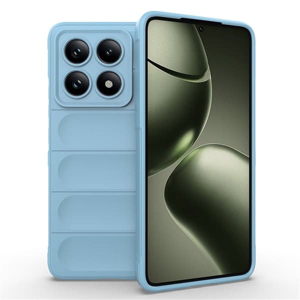 Blødt grebsformet Xiaomi 14T cover - Babyblå Blue