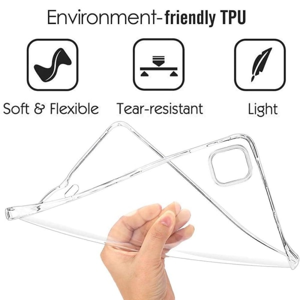 Transparent, fleksibelt beskyttelsescover til iPad Pro 11 tommer Transparent