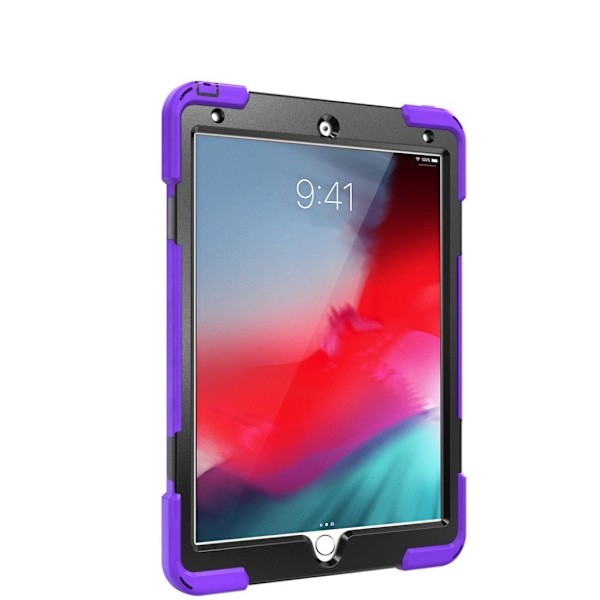 iPad Air (2019) X-formet dreje etui - Lilla Purple