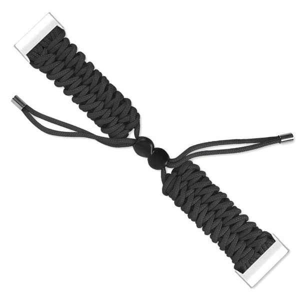 Fitbit Charge 4 / 3 flettet klokkerem - Helt Svart Black