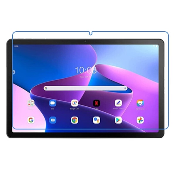Lenovo Tab M10 Plus (Gen 3) arc edge tempered glass screen protector Transparent