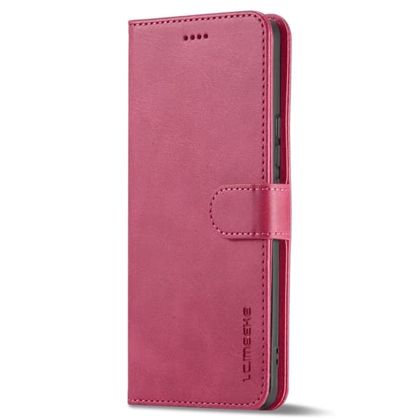 LC.IMEEKE Honor 90 Pro flip case - Pinkki Pink
