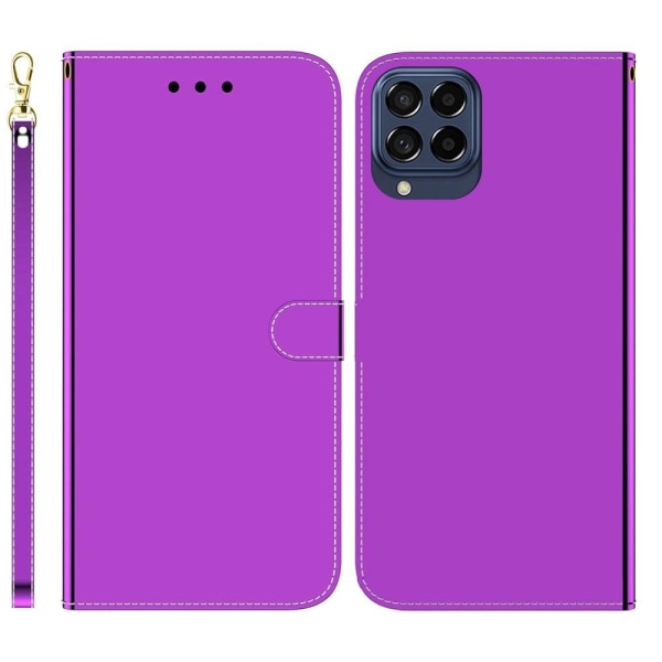 Mirror Samsung Galaxy M53 5G flip case - Violetti Purple