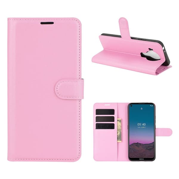 Classic Nokia 5.4 Läppäkotelo - Pinkki Pink