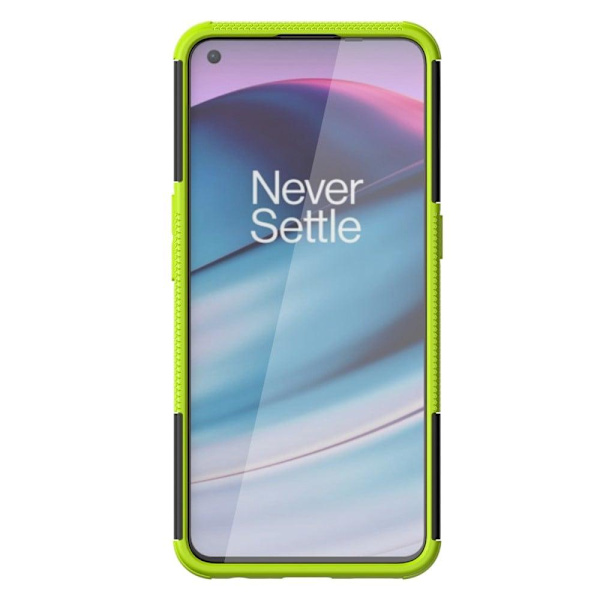 Kickstand-skydd med magnetiskt ark för OnePlus Nord CE 5G - Grön Grön