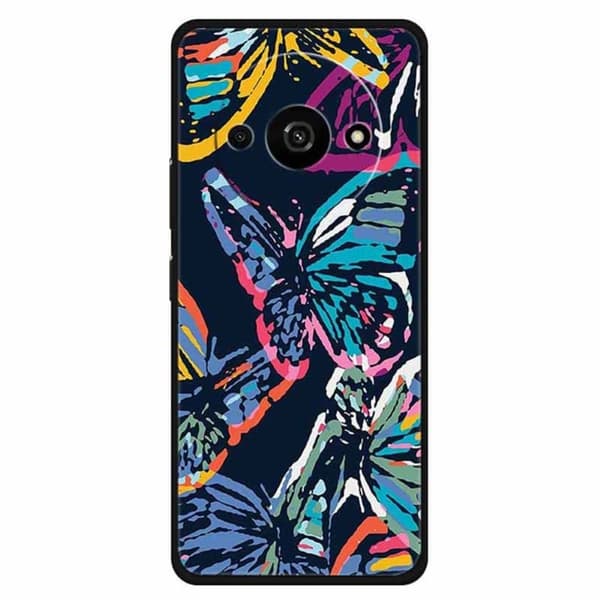 Imagine Xiaomi Redmi A3 / Xiaomi Poco C61 deksel - Praktfull Sommerfugl Blue