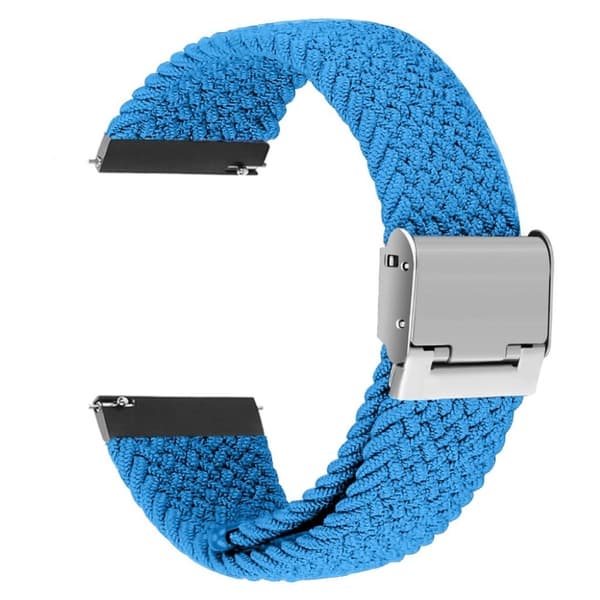 22mm Universal elastinen nailon kellohihna - Taivaansininen Blue