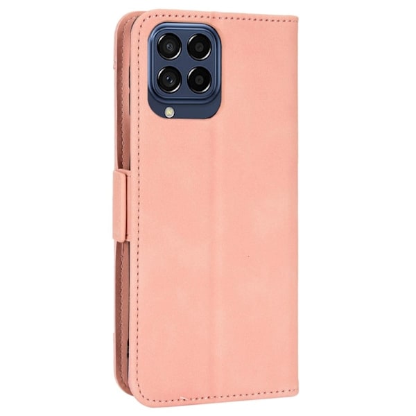 Samsung Galaxy M53 5G moderni nahkainen lompakkokotelo - Pinkki Pink