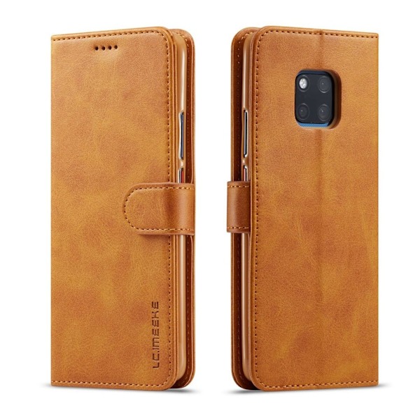 LC.IMEEKE Huawei Mate 20 Pro mobiletui i kunstlæder med kortholder - Brun Brown