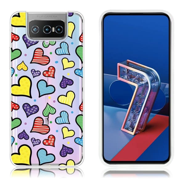 Deco Asus Zenfone 7 Pro cover - Flerfarvet Multicolor