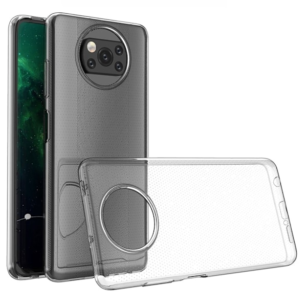 Ultratyndt gennemsigtigt etui til Xiaomi Poco X3 / X3 NFC / X3 Pro Transparent