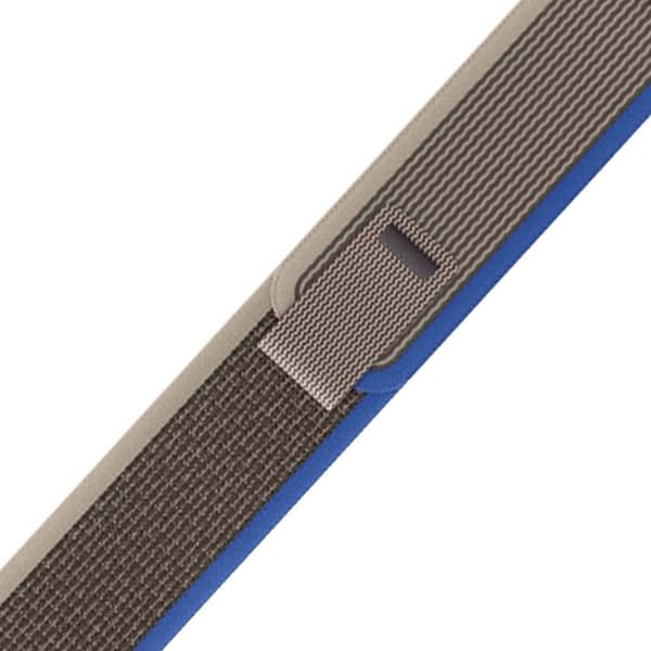 Apple Watch Series 8 (41 mm) klokkerem i nylon - Blå / Grå Silver grey